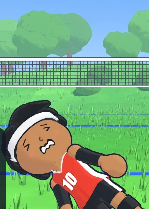 In-game capture: Side dive pose